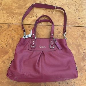 Coach Ashley Leather Carry All Bag